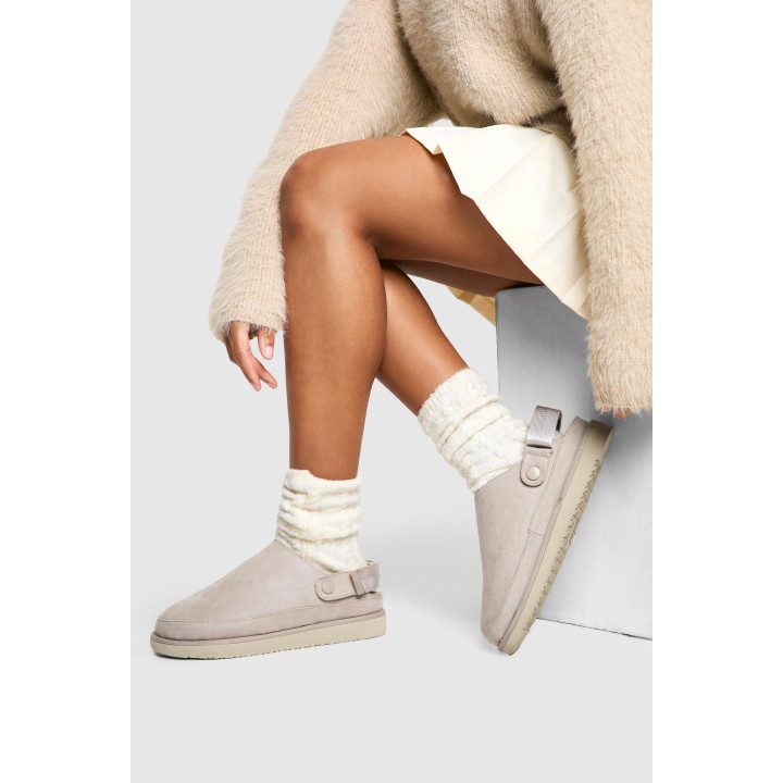 Klobige Clogs - Beige - 36, Beige