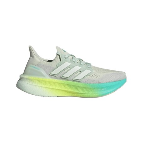 Adidas Ultraboost 5 Schuhe Grau Grün SS25, Größe UK 7.5