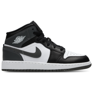 Jordan Aj1 Mid Unisex Schuhe - Schwarz - Größe: 36 - Leder - Foot Locker