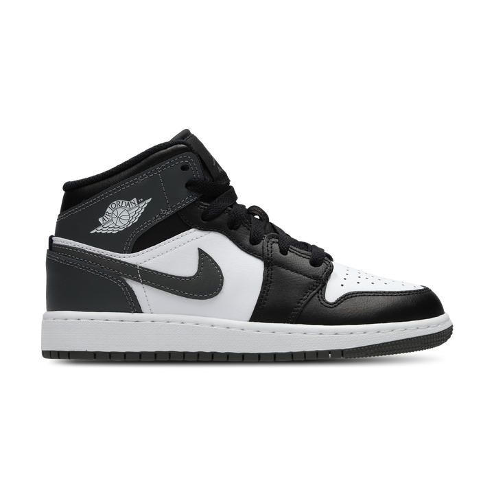 Jordan Aj1 Mid Unisex Schuhe - Schwarz - Größe: 36 - Leder - Foot Locker