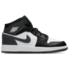 Jordan Aj1 Mid Unisex Schuhe - Schwarz - Größe: 36 - Leder - Foot Locker