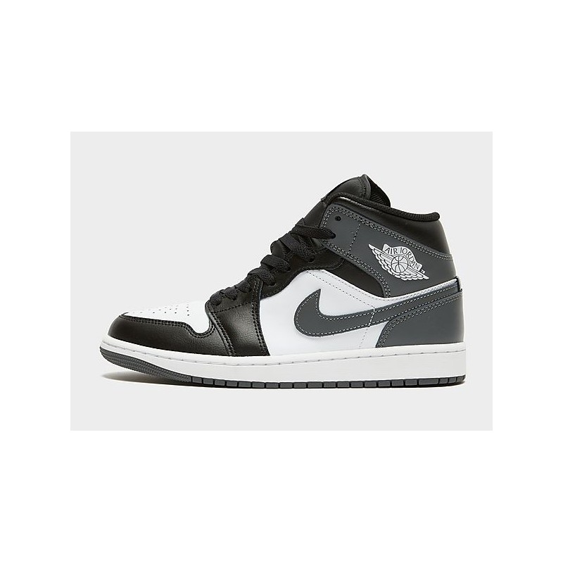 Jordan Air 1 Mid - Black - Mens, Black