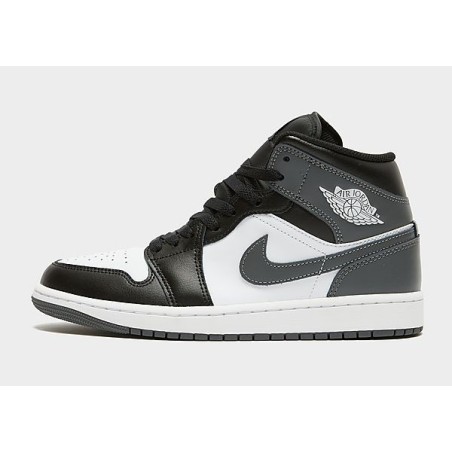 Jordan Air 1 Mid - Black - Mens, Black