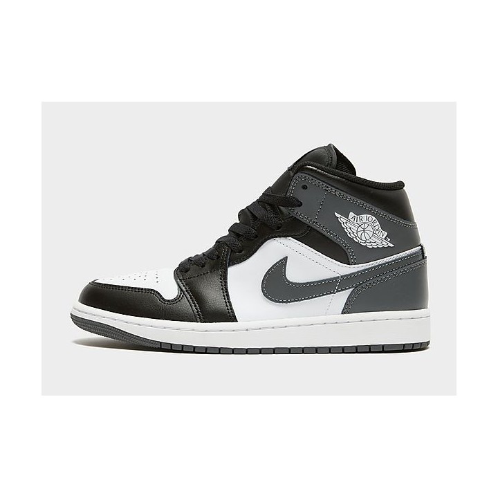 Jordan Air 1 Mid - Black - Mens, Black