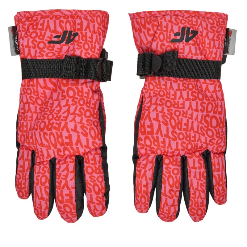 Skihandschuhe 4F 4FJWAW24AFGLF127 Rosa