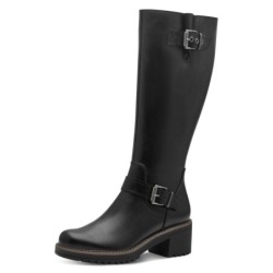MARCO TOZZI Stiefel "LUTTER", Blockabsatz, Langschaftstiefel in veganer Verarbeitung