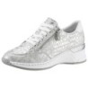 Rieker Sneaker, mit Lettern bedruckt, Freizeitschuh, Halbschuh, Schnürschuh