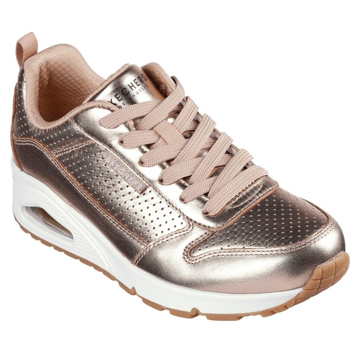 Skechers Sneaker "Uno - Metallixs", Keilsneaker, Plateausneaker, Schnürschuh mit Skech-Air