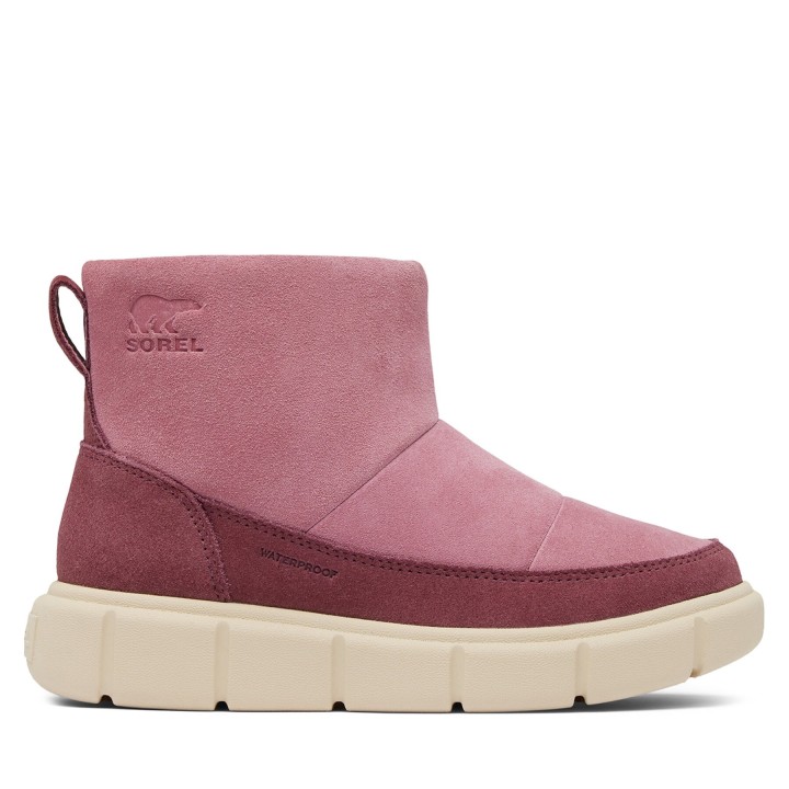 Schneeschuhe Sorel Youth Sorel Explorer III Slip-On WP 2101331627 Rosa