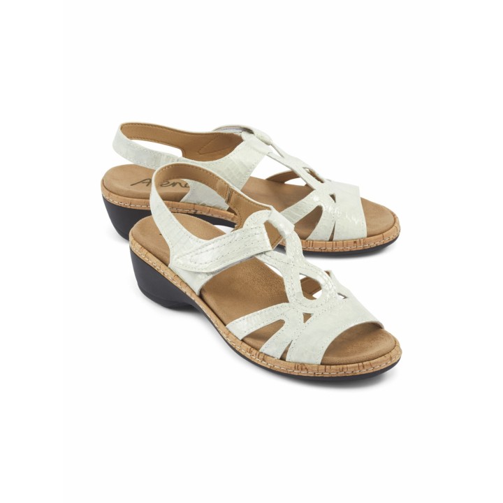 City-Sandale Keilabsatz