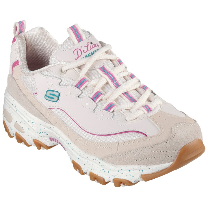 Skechers Sneaker "DLITES-BOLD VIEWS", Freizeitschuh, Halbschuh, Schnürschuh mit Air-Cooled Memory Foam