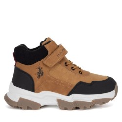 Schnürschuhe U.S. Polo Assn. KASPER001K/DY1 Braun