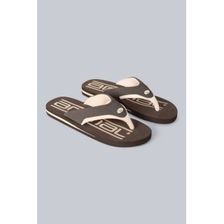 Jekyl Herren-Flip-Flops mit Logo - Braun