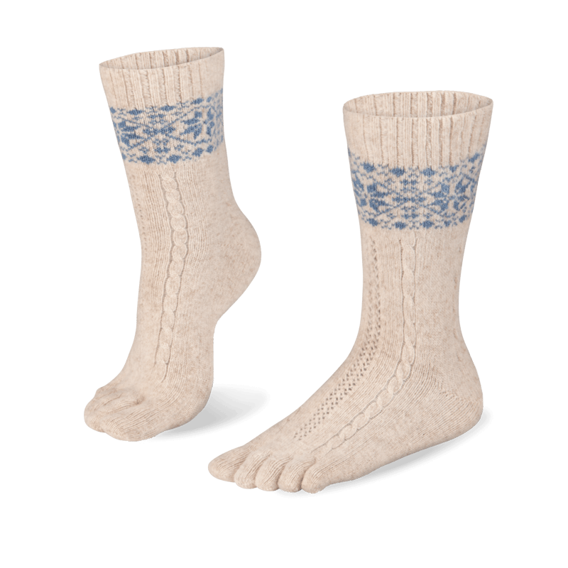 Snowflakes Zehensocken