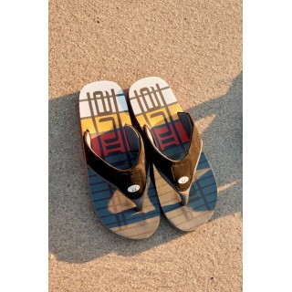 Jekyl Herren-AOP-Flip-Flops - Grau