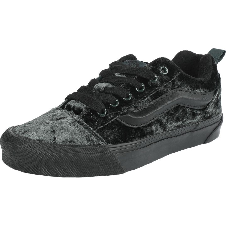 Vans Sneaker - Knu Skool Velvet Touch Scarab - EU37 bis EU39 - für Damen - Größe EU37 - schwarz
