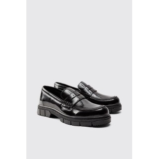 Loafers mit dicker Sohle - Schwarz - 41, Schwarz
