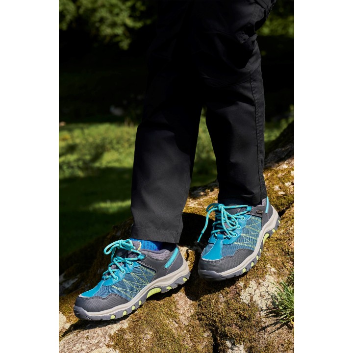 Stampede Wasserdichte Kinder-Wanderschuhe - Grün