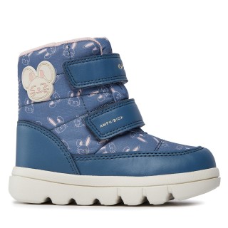 Schneeschuhe Geox B Willaboom Girl B A B365AC 000MN C4005 S Blau