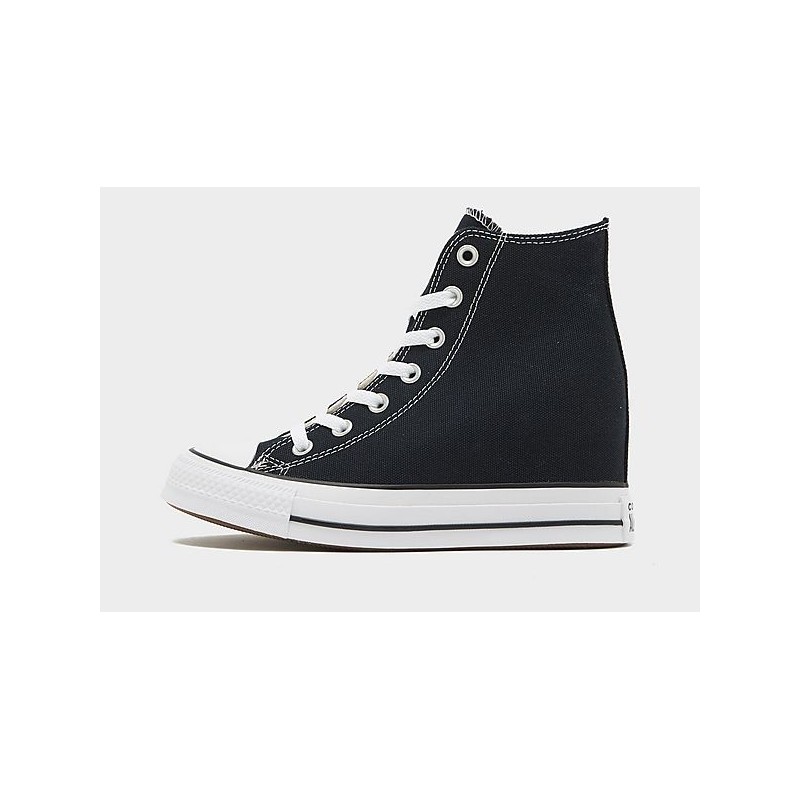 Converse Chuck Taylor All Star Wedge High Damen - Black - Womens, Black