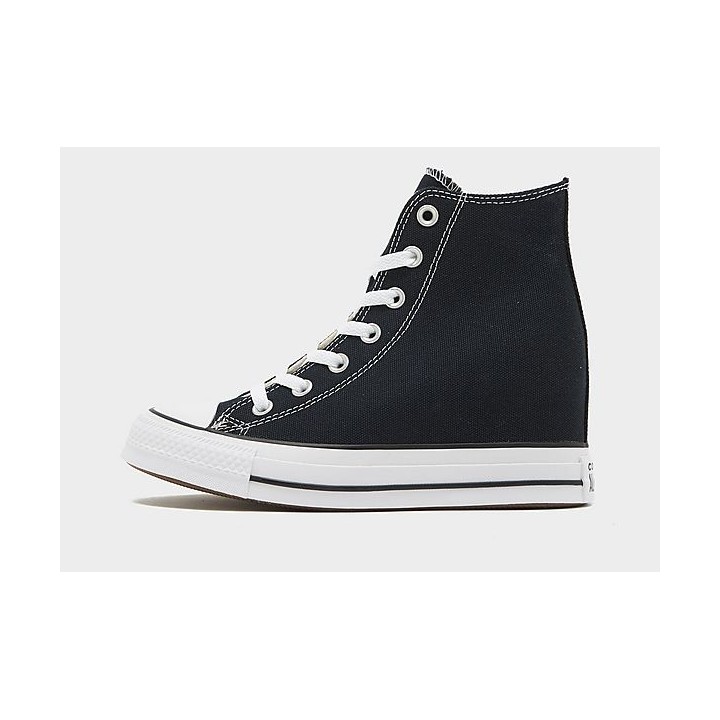 Converse Chuck Taylor All Star Wedge High Damen - Black - Womens, Black