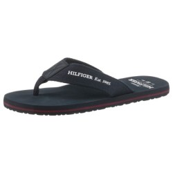 Tommy Hilfiger Zehentrenner "HILFIGER 85 BEACH SANDAL", Sommermode, Dianette, Sommerschuh mit Logoschriftzug