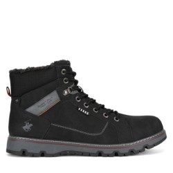 Schnürschuhe Beverly Hills Polo Club 23AB520 Schwarz