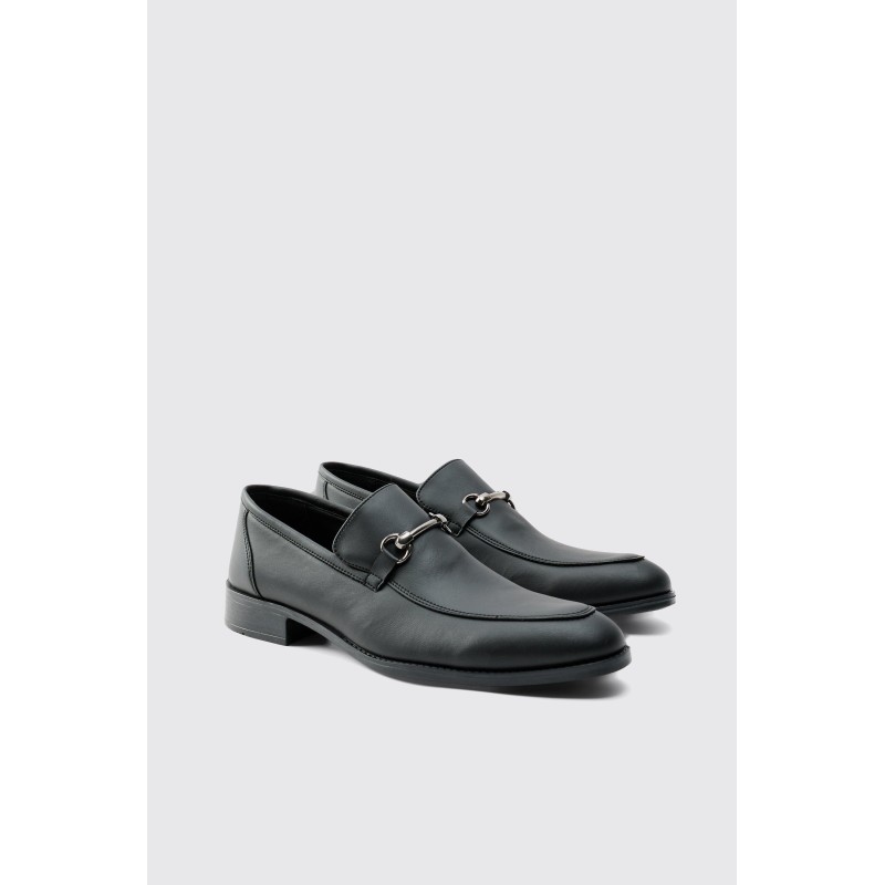 Kunstleder-Loafer - Schwarz - 41, Schwarz