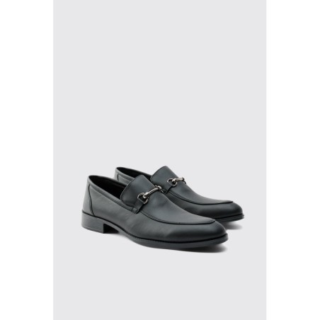 Kunstleder-Loafer - Schwarz - 41, Schwarz