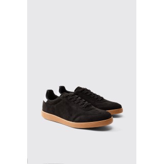 Wildleder-Sneaker in Schwarz - 41, Schwarz