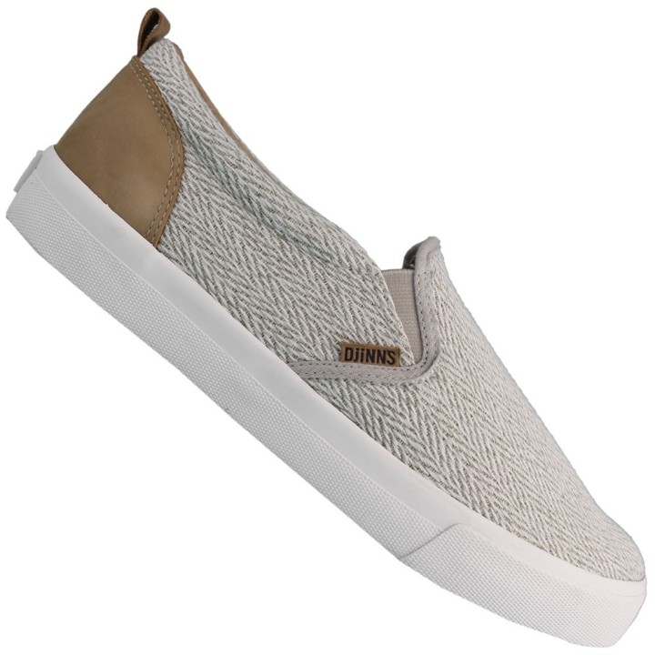 Djinns Slider Fishburn Canvas-Sneaker Light Grey 2016