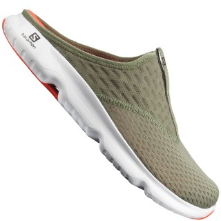 Salomon RX Slide 5 Deep Lichen Green/White/Cherry Tomato