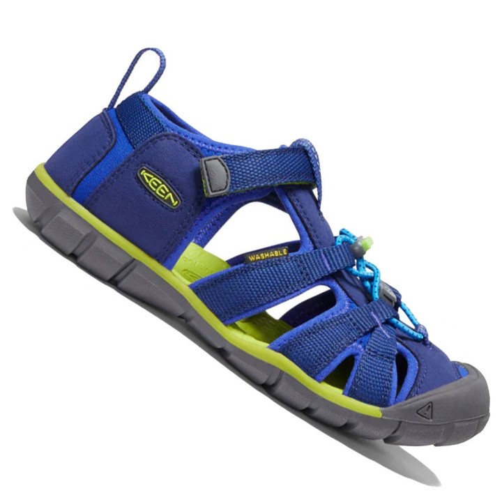 Keen Children Seacamp II CNX Blue Depths Chartreuse