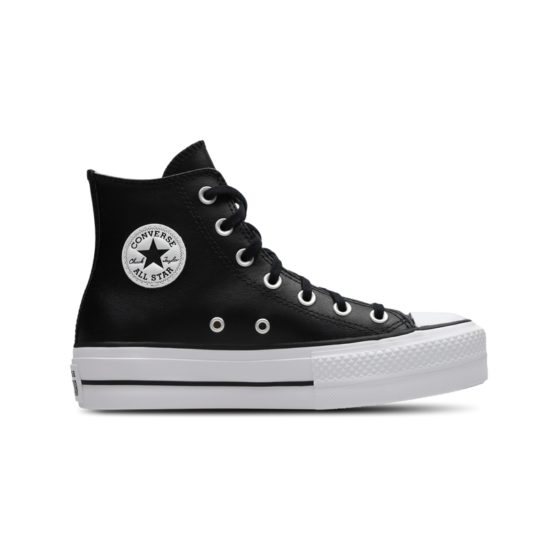 Converse Ctas Lift Platform High Damen Schuhe - Schwarz - Größe: 35 - Textil, Synthetik - Foot Locker