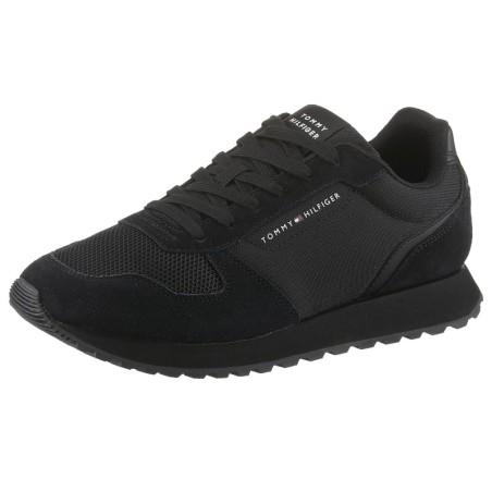 Tommy Hilfiger Sneaker "NEW RUNNER EVA MIX FLAG", Freizeitschuh, Halbschuh, Schnürschuh mit gepolstertem Schaftrand