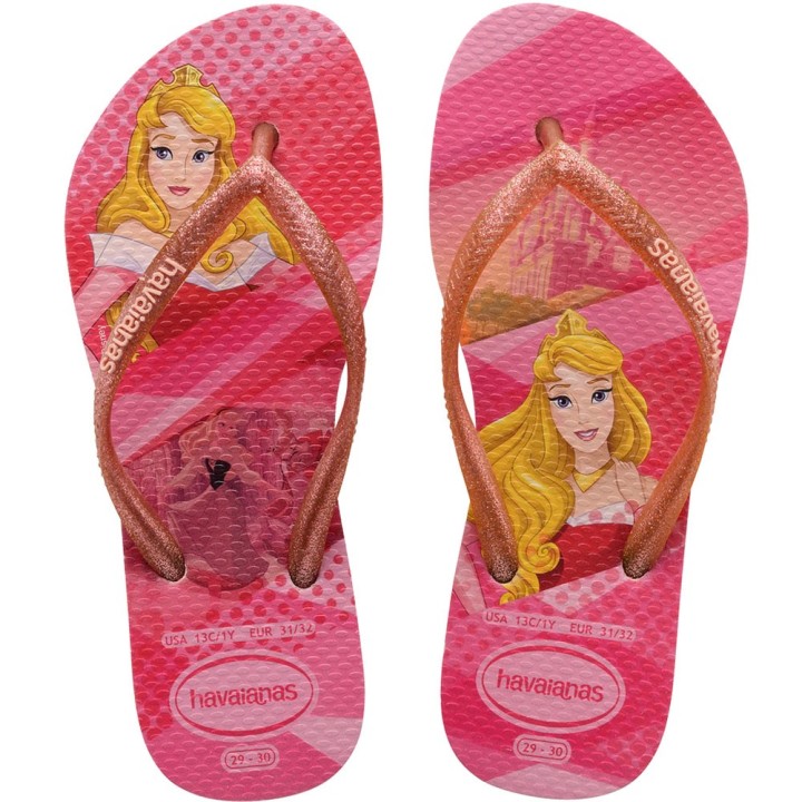 Havaianas Kids Slim Princess Kinder-Schlappen Rose