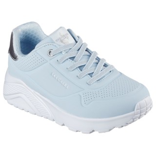 Skechers Sneaker "UNO LITE", Schnür,-Plateausneaker mit Metallic, Größenschablone zum Download