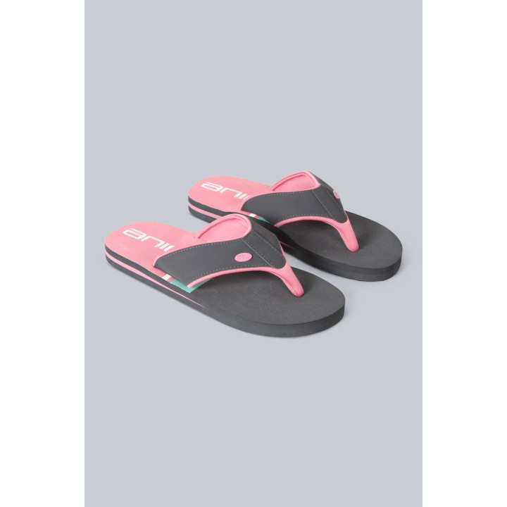 Swish Damen Flip-Flops mit All-Over-Print - Grau