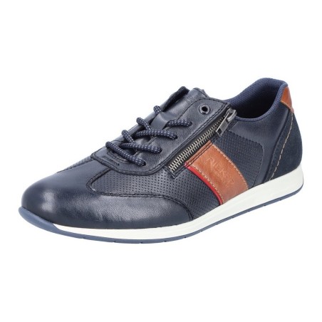 Rieker Sneaker, mit Reißverschluss, Freizeitschuh, Halbschuh, Schnürschuh