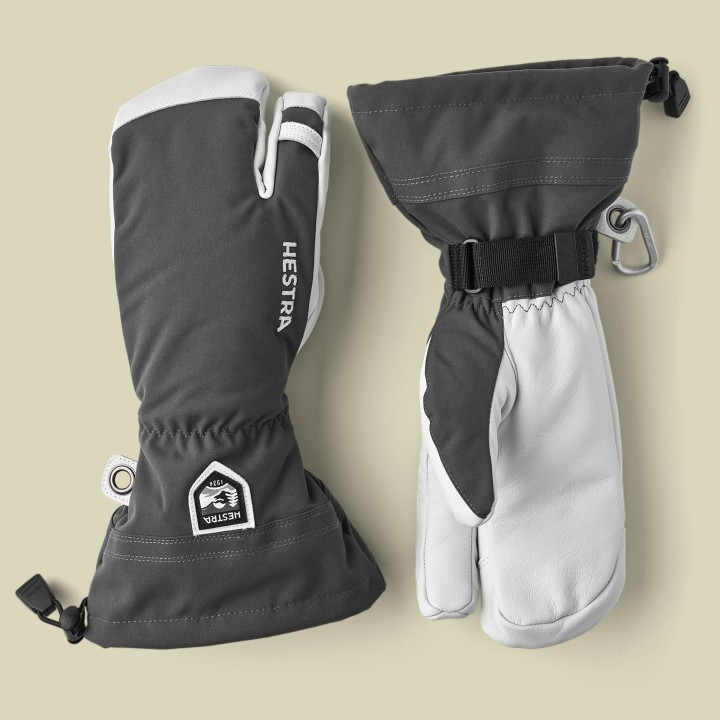 Army Leather Heli Ski 3-Finger Größe 9 Farbe grey