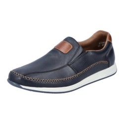 Rieker Slipper, Sommerschuh, Schlupfschuh, Freizeitschuh mit aufwändiger Rahmennaht