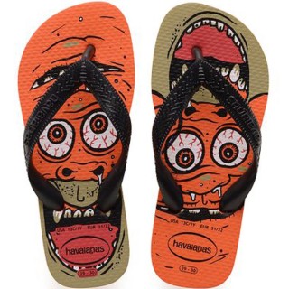 Havaianas Kids Radical Kinder-Schlappen Neon Orange