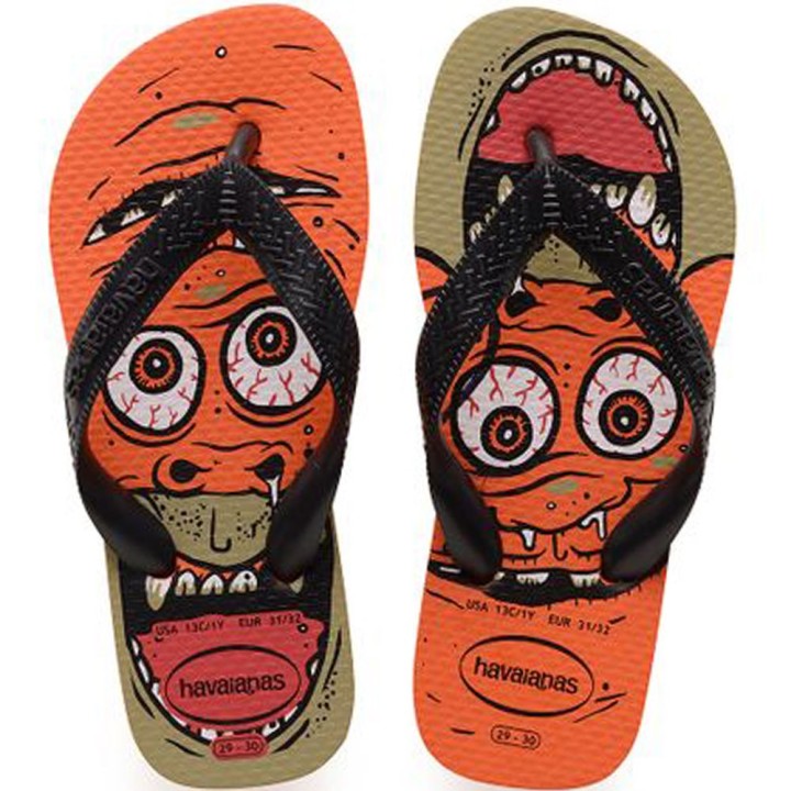 Havaianas Kids Radical Kinder-Schlappen Neon Orange