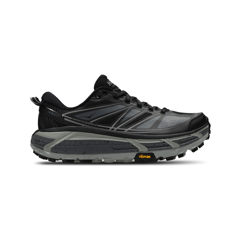 Hoka Mafate Speed Damen Schuhe - Schwarz - Größe: 38 2/3 - Netz/Synthetik - Foot Locker