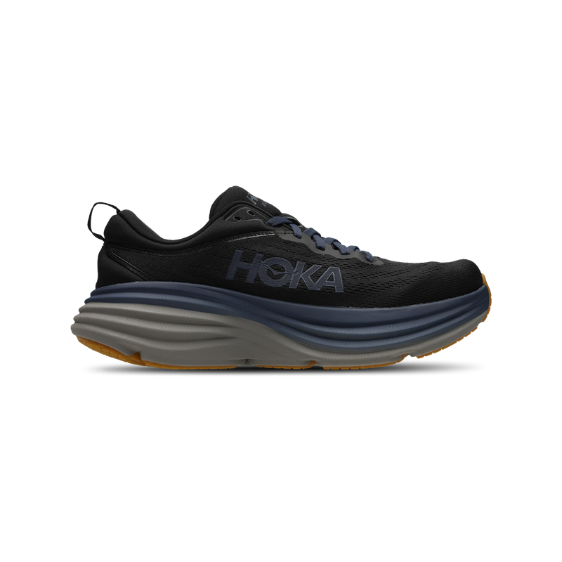 Hoka Bondi 8 Herren Schuhe - Schwarz - Größe: 41 1/3 - Netz/Synthetik - Foot Locker