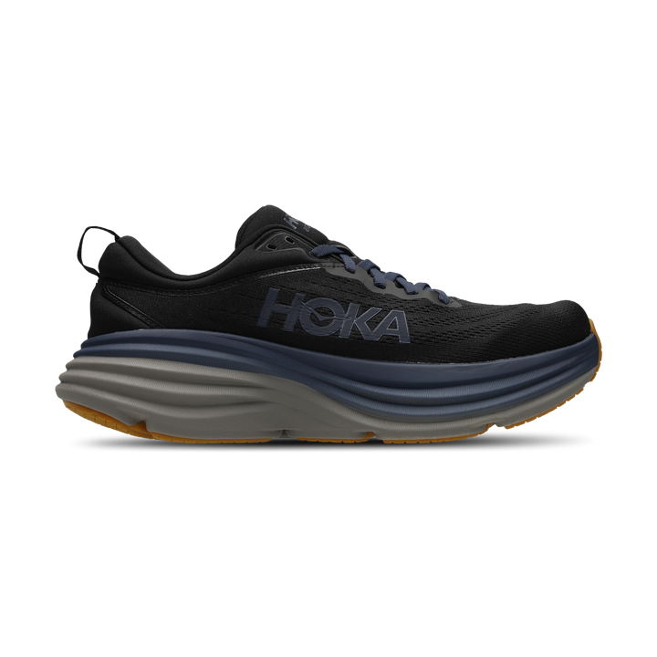 Hoka Bondi 8 Herren Schuhe - Schwarz - Größe: 41 1/3 - Netz/Synthetik - Foot Locker