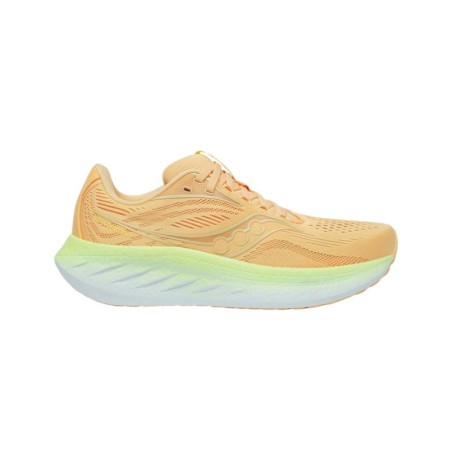 Saucony Ride 18 Orange Gelb SS25 Damenschuhe, Größe 40 - EUR