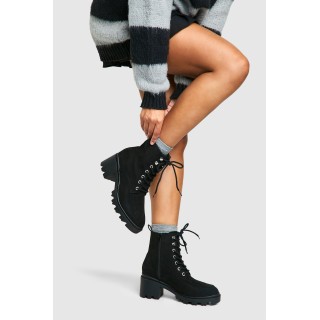 Chelsea-Stiefel Mit Klobiger Platform-Sohle - Black - 39, Black