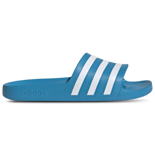 Adidas adilette Damen Flip-Flops und Sandalen - Blau - Größe: 38 - Netz/Synthetik - Foot Locker