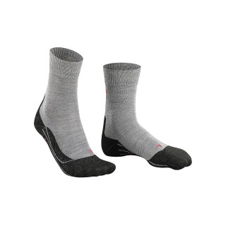 FALKE Damen Trekking Socken TK5 Light Grey grau | 35/36